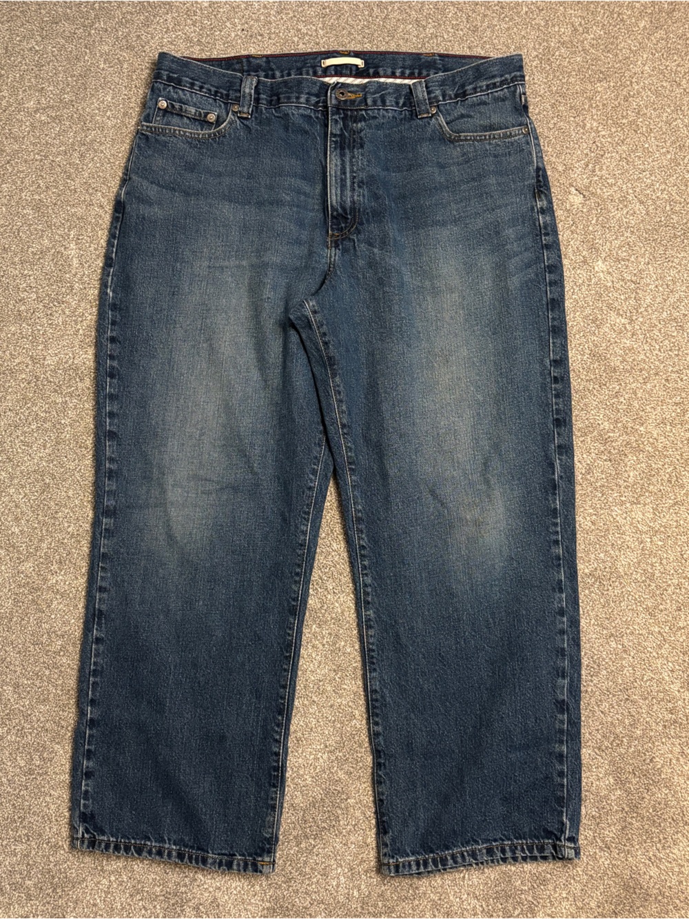 L.L. Bean Men's Dark Blue Straight Jeans ~ Size 38/29